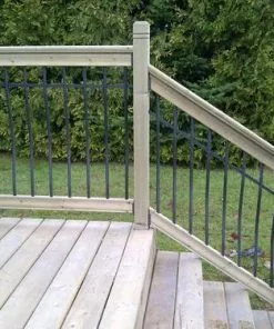 Vista Railing Systems Vista Tuscany 6' Stair Railing Kit - Elegant & Durable Exterior Deck Railing Kit