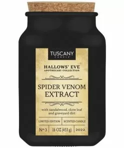 Tuscany Candle™ Dry Bones & Beetles Poison Bottle Jar Candle - 16 Oz | Handmade Decorative Accent for Home