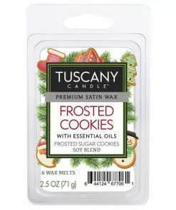 Tuscany Candle™ Frosted Cookie Wax Melt - 6 Pack | Long-Lasting Scented Wax Cubes for Warmers