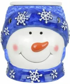 Tuscany Candle™ Snowman Tabletop Wax Warmer - Festive Holiday Decorative Accent