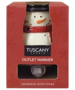 Tuscany Candle™ Traditional Snowman Wax Warmer - Holiday Decorative Accent -Tuscany Shop 2881364 FV2
