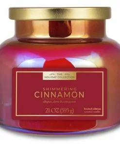 Tuscany Candle™ Shimmering Cinnamon Iridescent Jar Candle - 21 Oz - Decorative Scented Candle for Home