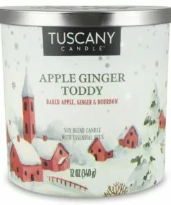 Tuscany Candle™ 3-Wick Nostalgic Apple Ginger Toddy Jar Candle - 12 Oz | Decorative Accents & Home Fragrance