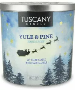 Tuscany Candle™ 3-Wick Nostalgic Yule & Pine Jar Candle - 12 Oz | Holiday Home Fragrance
