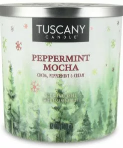 Tuscany Candle™ 3-Wick Nostalgic Peppermint Mocha Jar Candle - 12 Oz | Decorative Accents & Home Fragrance