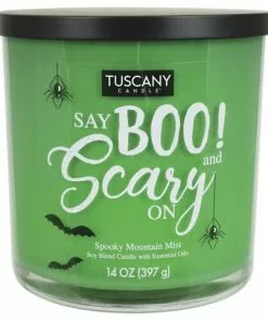 Tuscany Candle™ Boo And Scary Jar Candle - 14 Oz | Halloween Decorative Accent | Long-Lasting Scent