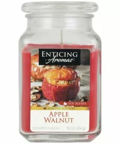Tuscany Candle Enticing Aromas™ Apple Walnut Jar Candle - 16 Oz | Long-Lasting Fragrance for Home Decor
