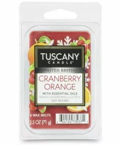 Tuscany Candle™ Cranberry Orange Wax Melt - 6 Pack | Long-Lasting Fragrance | Decorative Home Accents