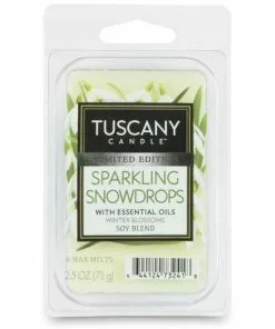 Tuscany Candle™ Sparkling Snowdrops Wax Melt - 6 Pack | Premium Decorative Accents for Home Fragrance