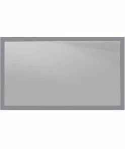 Tuscany® Lucca 46"W X 32"H Gray Framed Mirror - Elegant Decorative Accent for Any Room