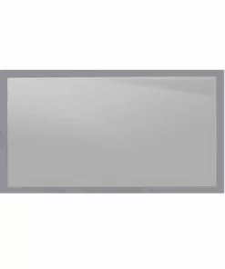 Tuscany® Lucca 58"W x 32"H Gray Framed Mirror - Elegant Home Decor