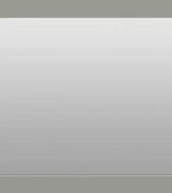 Tuscany® Salerno 58"W X 32"H Gray Framed Mirror - Elegant Decorative Wall Accent