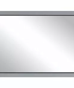 Tuscany® Tirana 58"W x 32"H Gray Framed Wall Mirror - Elegant Decorative Accent for Home & Office