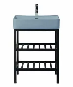 Tuscany® Thatcher 23"W Gray Rectangle Console Sink - Premium Bathroom Sink -Tuscany Shop 6070054 P AV6