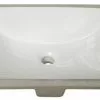 Foremost Tuscany® 20-3/8"W x 15-1/8"D White Rectangular Undermount Bathroom Sink - Premium Quality & Modern Design