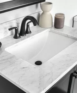 Foremost Tuscany® 20-3/8"W x 15-1/8"D White Rectangular Undermount Bathroom Sink - Premium Quality & Modern Design -Tuscany Shop 6070062 RoomScene