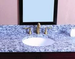 Tuscany® 61"W x 22"D Night Dive Granite Vanity Top with Oval Undermount Bowl - Premium Bathroom Upgrade 8 Tuscany® 61"W x 22"D Night Dive Granite Vanity Top with Oval Undermount Bowl - Premium Bathroom Upgrade -Tuscany Shop 6072359 beauty