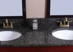 Tuscany® 61"W X 22"D Uba Tuba Granite Vanity Top with Oval Undermount Bowls | Premium Bathroom Vanity Top 9 Tuscany® 61"W X 22"D Uba Tuba Granite Vanity Top with Oval Undermount Bowls | Premium Bathroom Vanity Top -Tuscany Shop 6072574 beauty 1