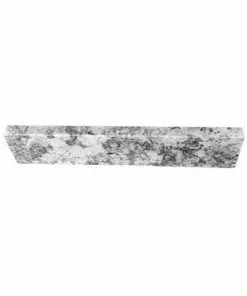 Tuscany® 20-5/16"L X 4"H Gray Forest Granite Universal Sidesplash for Bathroom Vanities