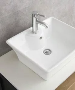 Tuscany® Katie 19-1/2"W X 16-1/4"D White Rectangle Vessel Sink - Modern Bathroom Sink -Tuscany Shop 6079678 P