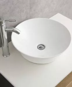 Tuscany® Aria 16-3/16"W X 16-3/16"D White Square Vessel Sink - Modern Bathroom Decor 8 Tuscany® Aria 16-3/16"W X 16-3/16"D White Square Vessel Sink - Modern Bathroom Decor -Tuscany Shop 6079687 P 1