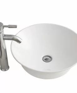 Tuscany® Aria 16-3/16"W X 16-3/16"D White Square Vessel Sink - Modern Bathroom Decor 9 Tuscany® Aria 16-3/16"W X 16-3/16"D White Square Vessel Sink - Modern Bathroom Decor -Tuscany Shop 6079687 P AV1 1