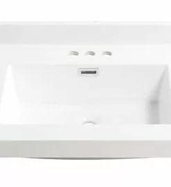 Tuscany® 31" x 22" White Square Vanity Top - Durable & Stylish Bathroom Upgrade -Tuscany Shop 6079922 P AV3