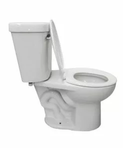 Tuscany® Erie 2-Piece White Tall Round Toilet - Efficient & Stylish Bathroom Solution -Tuscany Shop 6704575 3