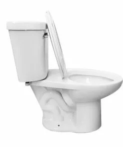 Tuscany® Huron 2-Piece White Tall Elongated Toilet | Comfort Height Design | Easy Installation -Tuscany Shop 6704578 2
