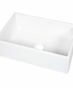 Tuscany® Farmhouse/Apron Front 30" White Fireclay Single Bowl Kitchen Sink | Durable & Stylish -Tuscany Shop 672 1141 1