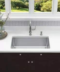 Tuscany® Woodhill Undermount 31" Stainless Steel Single Bowl Kitchen Sink - Durable & Stylish -Tuscany Shop 6720513 UM SC FV