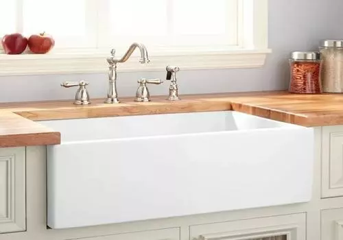 Tuscany® Farmhouse/Apron Front 36" White Fireclay Single Bowl Kitchen Sink | Durable & Stylish Sink 3 Tuscany® Farmhouse/Apron Front 36" White Fireclay Single Bowl Kitchen Sink | Durable & Stylish Sink - Image 3
