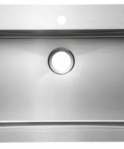 Tuscany® Volk Dual-Mount 33" Stainless Steel 2-Hole Single Bowl Kitchen Sink -Tuscany Shop 6724058 Top 2