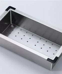 Tuscany® Acadian 14.75" X 8.125" Stainless Steel Kitchen Sink Colander - Durable & Stylish