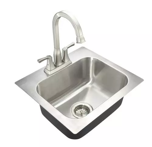 Tuscany® Morey 19" Stainless Steel All-in-One Dual Mount Bar/Prep Sink 1 Tuscany® Morey 19" Stainless Steel All-in-One Dual Mount Bar/Prep Sink