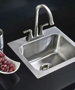 Tuscany® Morey 19" Stainless Steel All-in-One Dual Mount Bar/Prep Sink 5 Tuscany® Morey 19" Stainless Steel All-in-One Dual Mount Bar/Prep Sink -Tuscany Shop 6724161 Scene 01