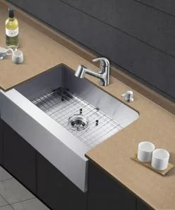 Tuscany® Farmhouse/Apron Front 31" Stainless Steel Single Bowl Kitchen Sink 5 Tuscany® Farmhouse/Apron Front 31" Stainless Steel Single Bowl Kitchen Sink -Tuscany Shop 6724170 scene 01