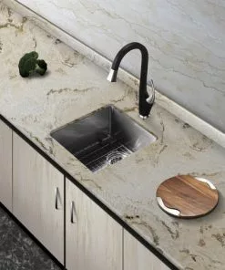 Tuscany® Undermount 17" Stainless Steel Single Bowl Bar/Prep Sink - Durable & Stylish 7 Tuscany® Undermount 17" Stainless Steel Single Bowl Bar/Prep Sink - Durable & Stylish -Tuscany Shop 6724190 scene 01