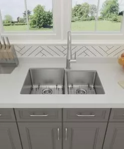 Tuscany® Woodhill Undermount 31" Stainless Steel Single Bowl Kitchen Sink - Durable & Stylish -Tuscany Shop 6724315 UM SC FV