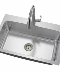 Tuscany® Northville 33" Stainless Steel Single Bowl Kitchen Sink | All-in-One Dual Mount Design 21 Tuscany® Northville 33" Stainless Steel Single Bowl Kitchen Sink | All-in-One Dual Mount Design -Tuscany Shop 6724323 DM SRS