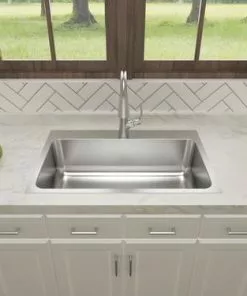 Tuscany® Northville 33" Stainless Steel Single Bowl Kitchen Sink | All-in-One Dual Mount Design 16 Tuscany® Northville 33" Stainless Steel Single Bowl Kitchen Sink | All-in-One Dual Mount Design -Tuscany Shop 6724323 TM SC FV