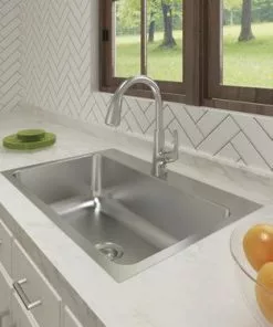 Tuscany® Northville 33" Stainless Steel Single Bowl Kitchen Sink | All-in-One Dual Mount Design 18 Tuscany® Northville 33" Stainless Steel Single Bowl Kitchen Sink | All-in-One Dual Mount Design -Tuscany Shop 6724323 TM SC RS