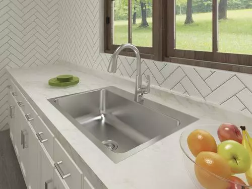 Tuscany® Northville 33" Stainless Steel Single Bowl Kitchen Sink | All-in-One Dual Mount Design 7 Tuscany® Northville 33" Stainless Steel Single Bowl Kitchen Sink | All-in-One Dual Mount Design - Image 7