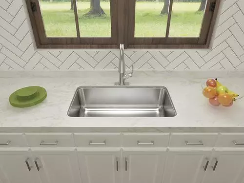 Tuscany® Northville 33" Stainless Steel Single Bowl Kitchen Sink | All-in-One Dual Mount Design 8 Tuscany® Northville 33" Stainless Steel Single Bowl Kitchen Sink | All-in-One Dual Mount Design - Image 8