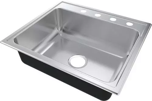Tuscany® Baytown Drop-In 25" Stainless Steel 4-Hole Single Bowl Kitchen Sink 2 Tuscany® Baytown Drop-In 25" Stainless Steel 4-Hole Single Bowl Kitchen Sink - Image 2