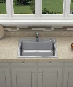Tuscany® Baytown Drop-In 25" Stainless Steel 4-Hole Single Bowl Kitchen Sink 9 Tuscany® Baytown Drop-In 25" Stainless Steel 4-Hole Single Bowl Kitchen Sink -Tuscany Shop 6724336 TM SC FV