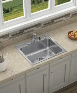 Tuscany® Baytown Drop-In 25" Stainless Steel 4-Hole Single Bowl Kitchen Sink 10 Tuscany® Baytown Drop-In 25" Stainless Steel 4-Hole Single Bowl Kitchen Sink -Tuscany Shop 6724336 TM SC LS