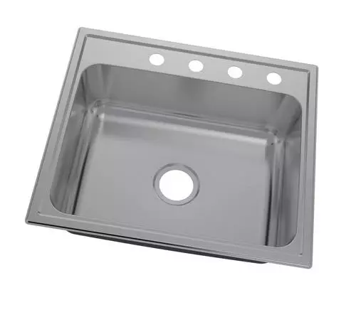 Tuscany® Baytown Drop-In 25" Stainless Steel 4-Hole Single Bowl Kitchen Sink 6 Tuscany® Baytown Drop-In 25" Stainless Steel 4-Hole Single Bowl Kitchen Sink - Image 6