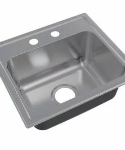 Tuscany® Baytown Drop-In 15" Stainless Steel 2-Hole Single Bowl Bar Sink - Durable & Stylish Kitchen Sink