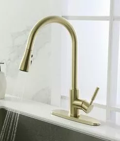 Tuscany® Viola® One-Handle Matte Gold Kitchen Faucet - Modern & Elegant 15 Tuscany® Viola® One-Handle Matte Gold Kitchen Faucet - Modern & Elegant -Tuscany Shop 6730088 IU 2 2021